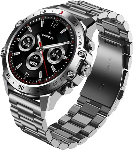 Smartwatch Garett V14 stalowy