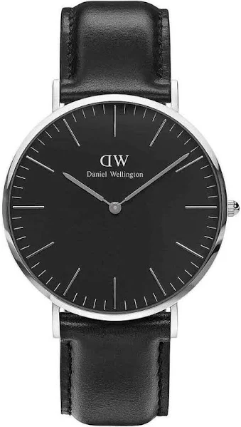 Daniel Wellington Classic Black Sheffield Silver DW00100133
