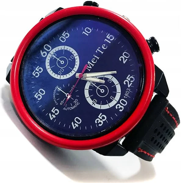 Zegarek męski Mei Te analog pasek duża tarcza