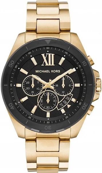 Zegarek męski Michael Kors Brecken Chronograph Gold Tone Quartz MK8848