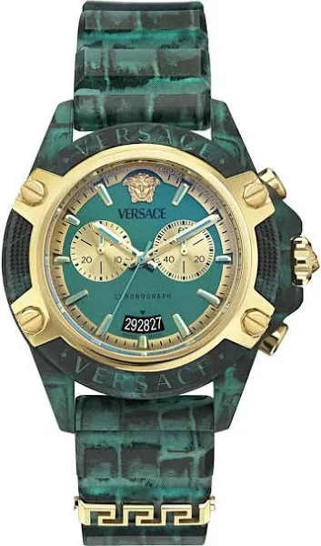 Zegarek męski Versace New Icon Active 44 mm Chronograph VE8P00324