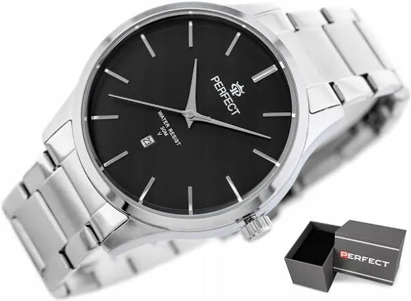 Zegarek Męski Perfect Goliath Datownik Box Grawer