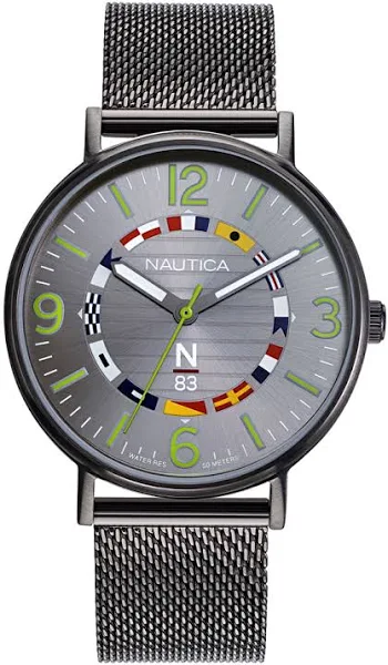 Zegarek męski Nautica NAPWGS906 / N83 WAVE GARDEN BOX SET bransoleta