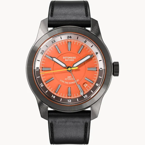 Zegarek Automatyczny Męski Szary Stal Chirurgiczna Szkło Szafirowe