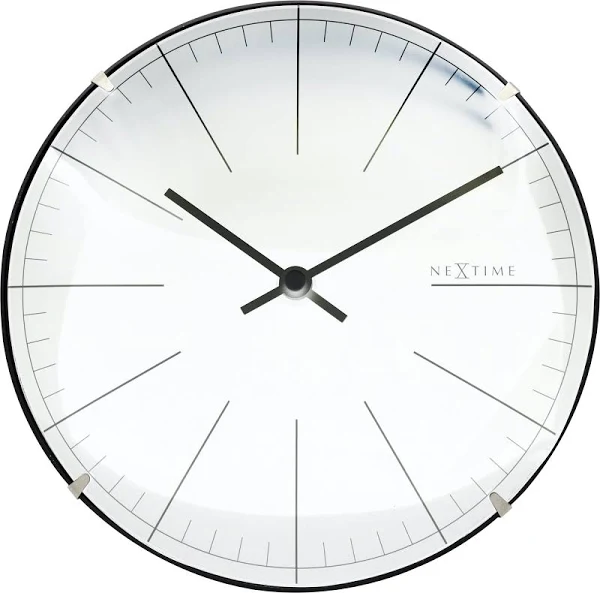 NeXtime Big Stripe Mini Dome Zegar ścienny 3506WI