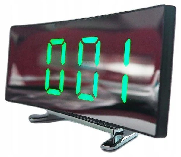 Elektroniczny zegarek z alarmem budzik Lusterko