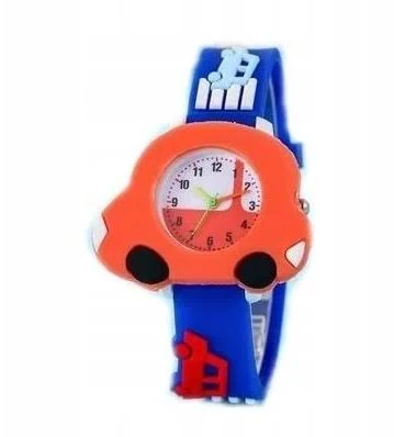 Zegarek Dziecięcy Analogowy Chłopięcy Samochód Auto 1000