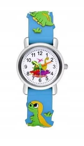 Zegarek Dziecięcy Analogowy Chłopięcy Z Dinozaurem 1007