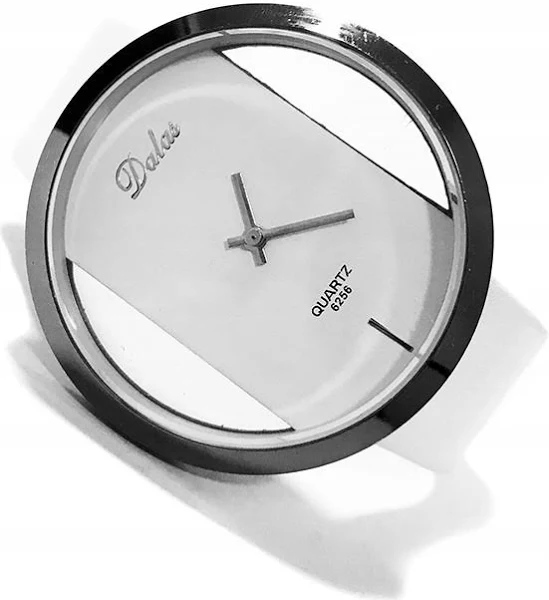 Zegarek damski Dalas analog pasek skóra biały