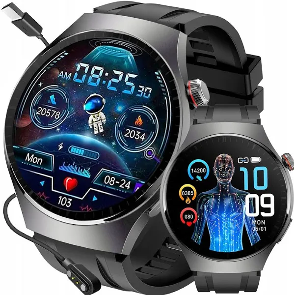 Zegarek Męski Smartwatch Ekg Pomiar Cukru Ciśnienie