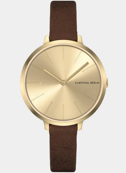 Zegarek Damski Złoto Koperta ze stali chirurgicznej Szkło mineralne utwardzone szafirem