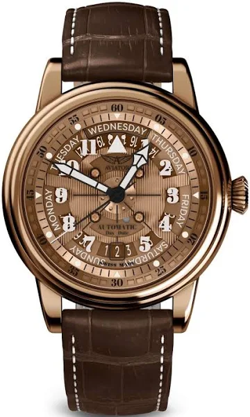 Zegarek Aviator Douglas Day Date Meca 41 V.3.36.8.290.4