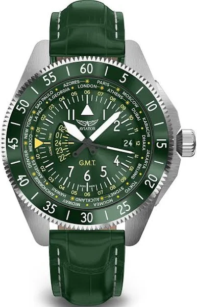 Zegarek Męski AVIATOR Airacobra GMT V V.1.37