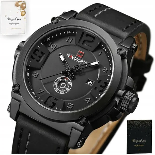 Empik Zegarek męski Skórzany