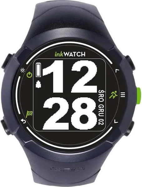 InkWATCH Tria 45mm GPS Czarny Zegarek sportowy