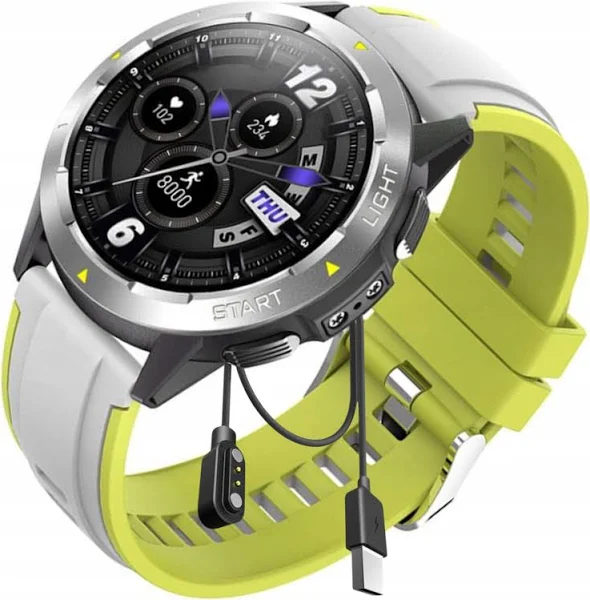Smartwatch Sportowy z Gps wodoszczelny Zegarek dla Biegaczy Polskie Menu