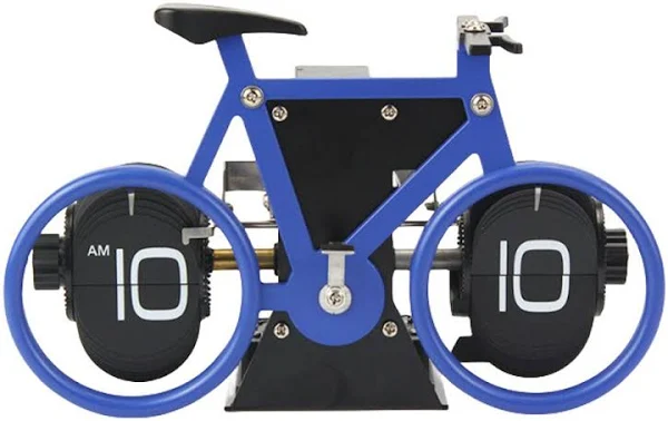 INF Retro model roweru cyfrowy automatyczny zegar z klapką