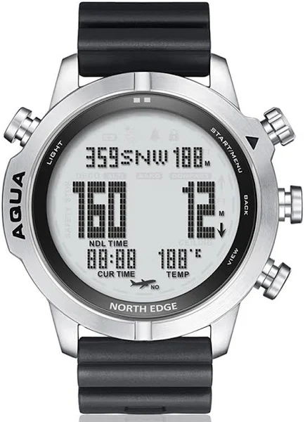 Cyfrowy zegarek nurkowy dla mężczyzn zegarek z komputerem nurkowym