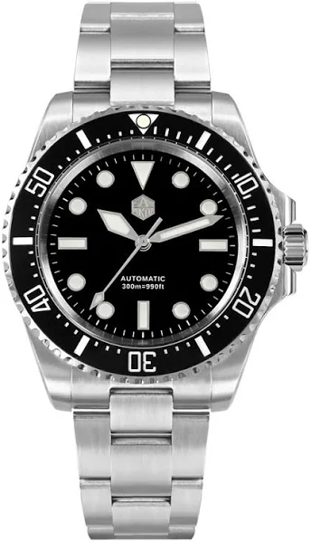 San Martin 2023 nowych mężczyzna zegarek do nurkowania NH35 luksusowy automatyczny mechaniczny