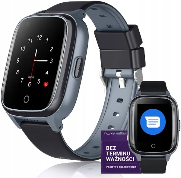 Smartwatch Zegarek Telefon Dla Dzieci Rozmowy Sms Polskie Menu Gps 4G