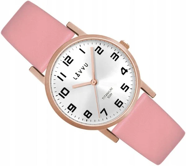 Lavvu Rose gold damski tytanowy zegarek Mandal
