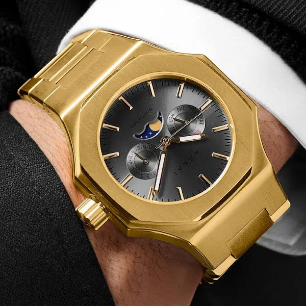 Arkai Zegarek z fazą Księżyca Amil Mace