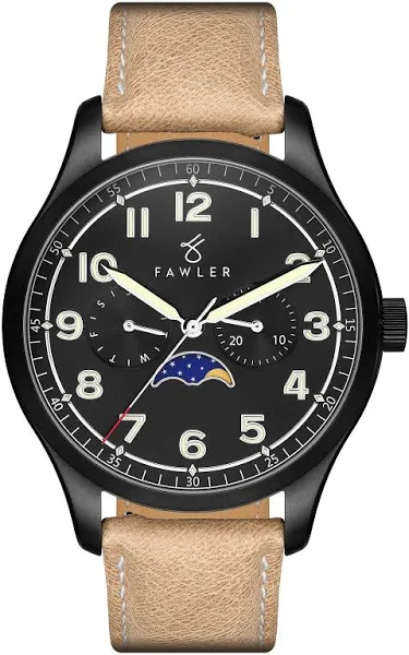 Fawler Zegarek z fazą Księżyca Orrin Phillip