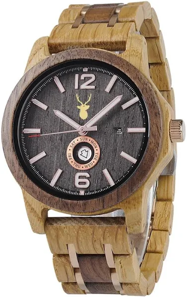 WOODWEAR Drewniany zegarek męski NORWOOD