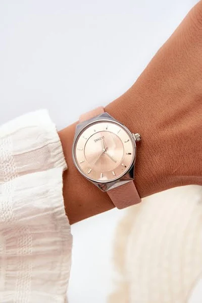 Damski Zegarek Na Eko Skórzanym Pasku Ernest E62013L