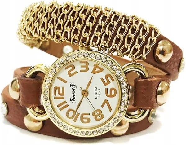 Zegarek damski retro Vintage pasek skóra nb1g