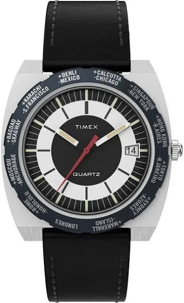 Zegarek Męski Timex World Time 1972 Reissue TW2V69500