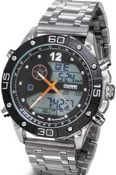 Zegarek sportowo-analogowo-cyfrowy z chronometrem Mężczyzna Atlas for Men