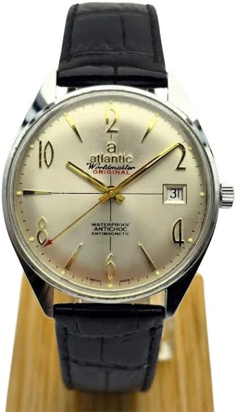 Męski używany ATLANTIC WORLDMASTER ORIGINAL ideał ZACHOWANY W ORYGINALE z pudełkiem