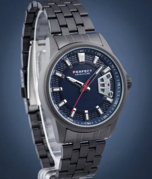 zegarek męski bransoleta duży solidny Perfect M144