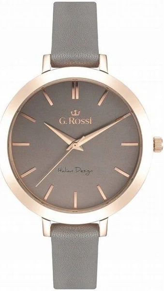 Zegarek DAMSKI z CZARNĄ TARCZĄ cienki pasek ze skóry