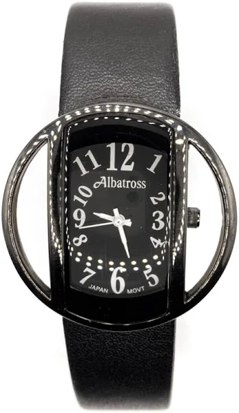 SAXO Czarny damski zegarek z paskiem Albatross ABAA51-2