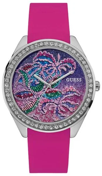 Damski analogowy Zegarek marki guess z cyrkoniami
