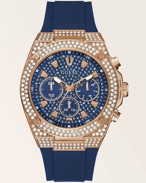 Zegarek Wielofunkcyjny Z Kryształkami GUESS