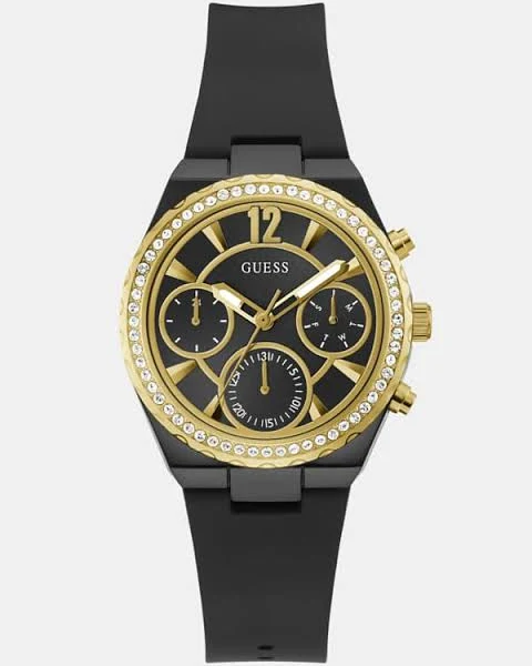 GUESS W Wielofunkcyjny Zegarek Z Kryształową Aplikacją