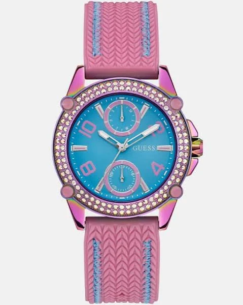 GUESS W Wielofunkcyjny Zegarek Z Kryształkami