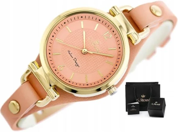 Zegarek damski G. Rossi Cindy +box +grawer klasyczny na pasku skórzanym