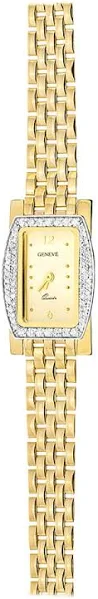 Złoty damski zegarek z brylantami VS2/G Geneve